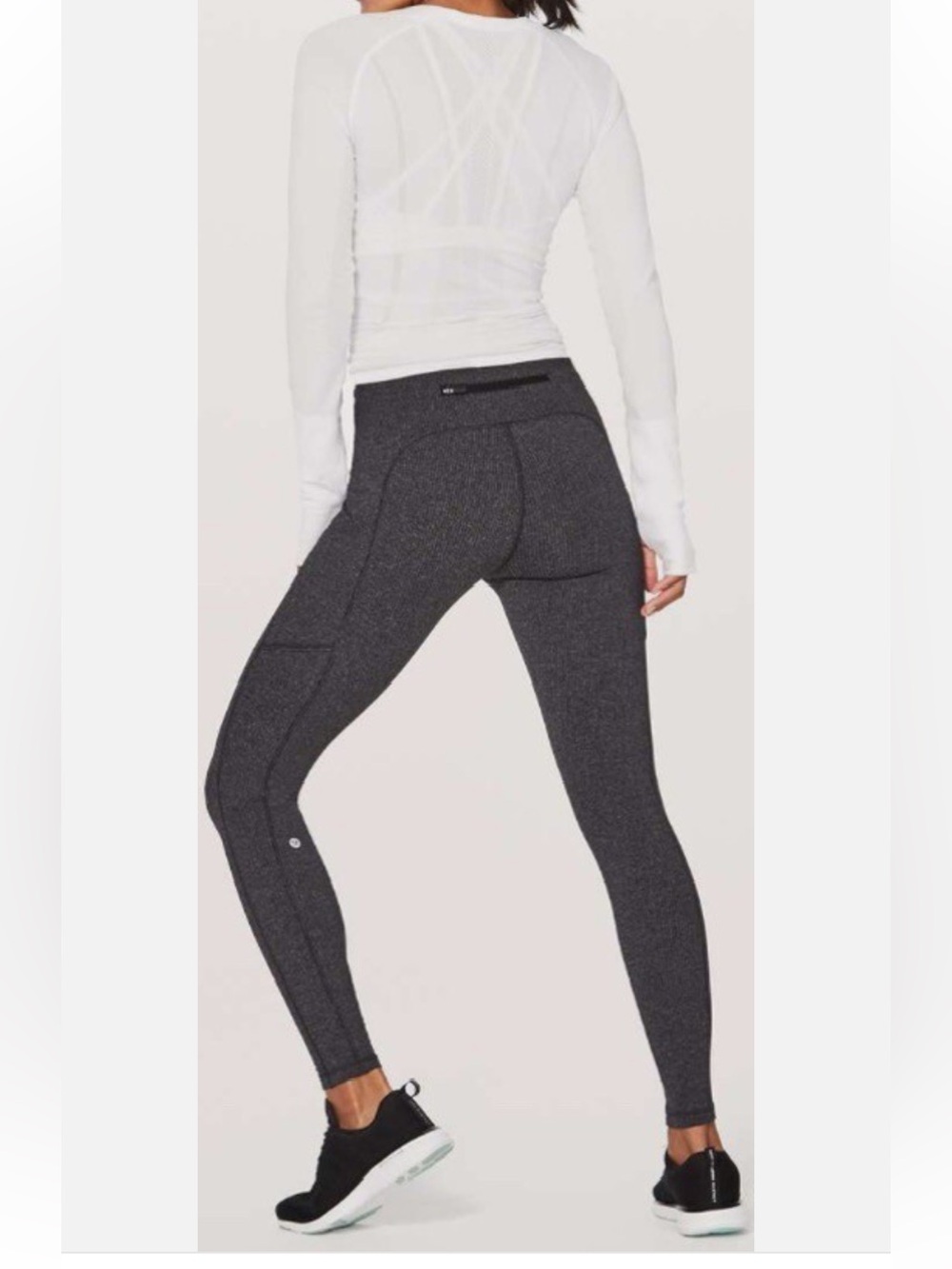 Lululemon Athletica Speed Up Tight Power Luxtreme Variegated Knit size 4